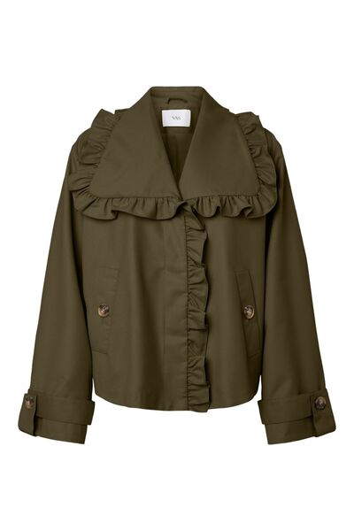 YAS Trenchcoat YASELSANA KURZER