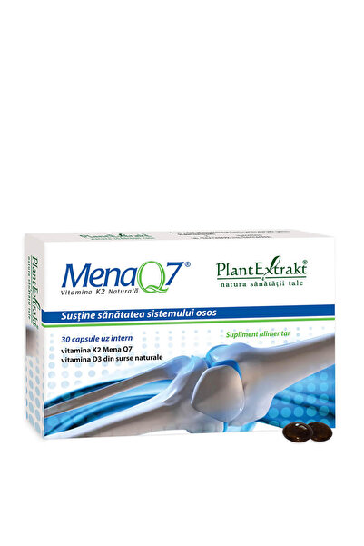 Plantextrakt Mena Q7 Vitamina K2 Naturala 30cps