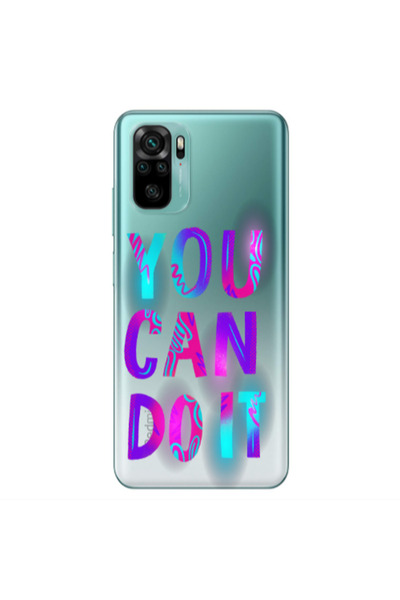 Other Xiaomi Redmi Note 10S You Can Doit Transparent Silicone TPU Θήκη