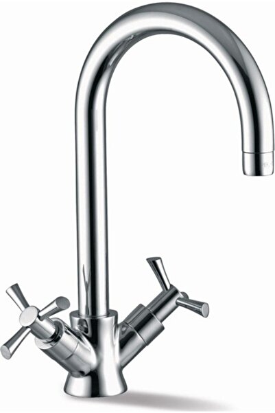 Pyramis Alegreto Classic Μπαταρία Κουζίνας Αναμεικτική Χρωμέ Με Κεραμικούς Δί...