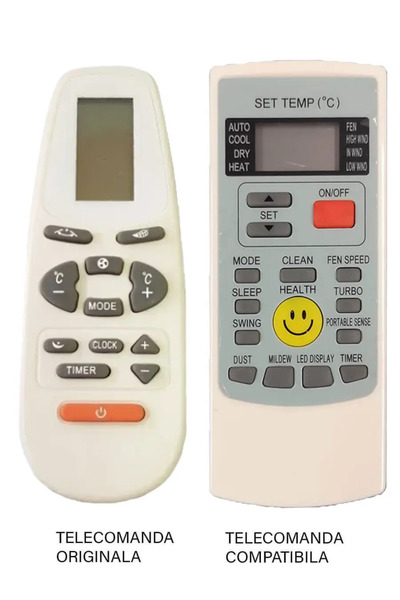Generic (Unbranded) Telecomanda inlocuitoare compatibila Aer Conditionat Vort...