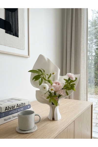 Handmade Vază în formă de buchet de flori în stil nordic cu design special, 2...
