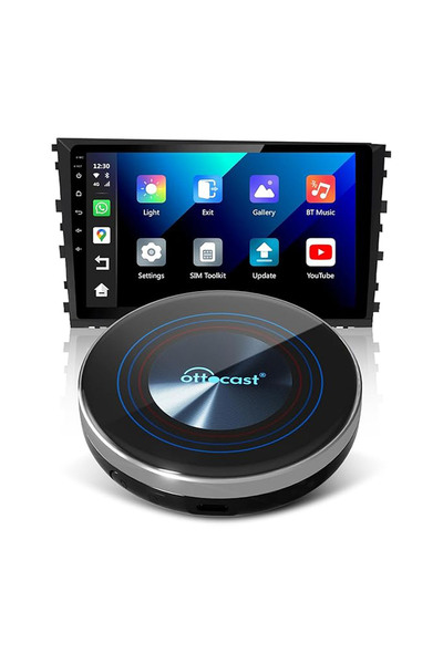 Ottocast صندوق ذكي لاسلكي i3 بنظام أندرويد 13 مع دعم شريحة 4G، يدعم يوتيوب ون...
