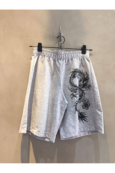 bellanova Hanangiyim Unisex Daily Combed Cotton Elastic Shorts