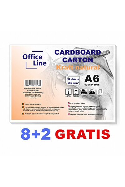 Libra Carton A6 250gr Kraft top.20 coli