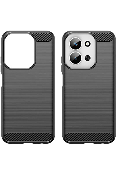 OEM Μαύρη Πίσω Θήκη Σιλικόνης Στυλ Άνθρακα (Xiaomi Redmi 15c) Κωδικός: 70040031