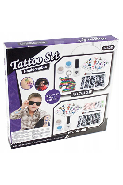 MADEJ Set creativ tatuaje temporare pentru copii, Madej, multicolor, 3 ani +