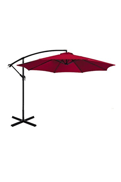 Selgot Umbrelă de grădină sau curte, culoare roșie, diametru 300 cm