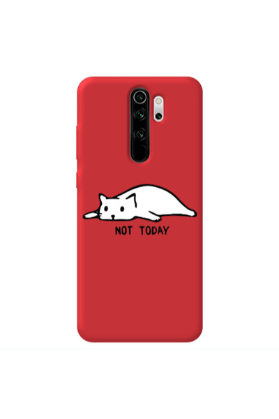 Other Xiaomi Redmi Note 8 Pro Not Today Red Colored Silicone TPU Θήκη
