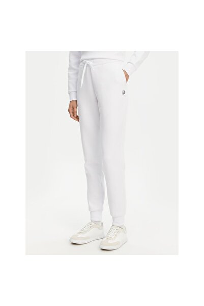 Armani Exchange Pantaloni de trening pentru femei XW000824 AF10818 Alb