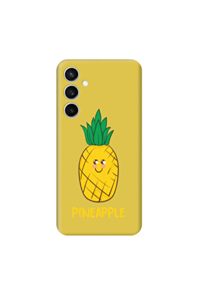 Other Samsung S24 Plus Pineapple Yellow Colored Silicone TPU Θήκη