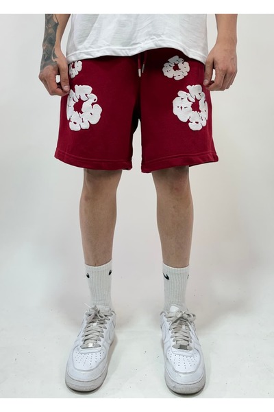 zaee D.Tears Printed Oversize Shorts