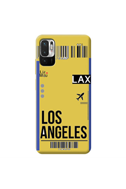 Other Xiaomi Redmi Note 10 Pro 5G Los angeles Yellow Colored Silicone TPU Θήκη