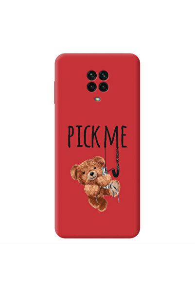 Other Xiaomi Redmi Note 9 Pro Pick me Red Colored Silicone TPU Θήκη