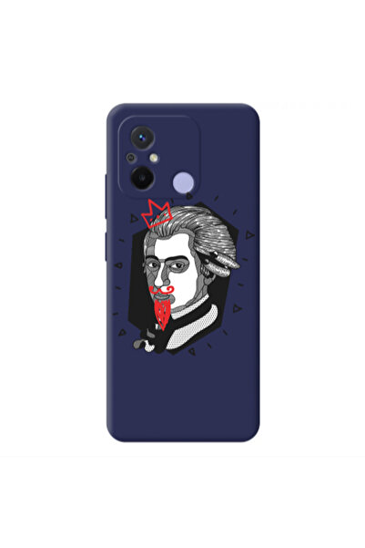 Other Xiaomi Redmi 12C Bearded Dark blue Colored Silicone TPU Θήκη