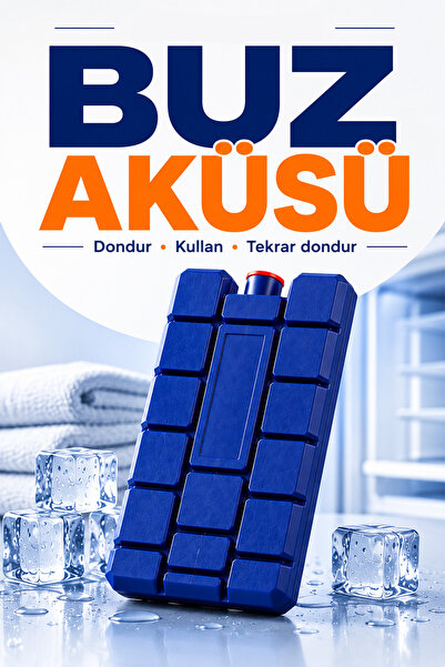 Factorial Buz Aküsü Jel İçerikli Soğutucu Kaset Termos Çanta Buzluk Piknik Ka...