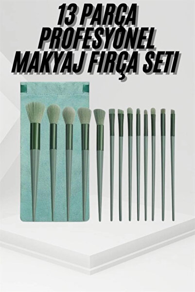 Epilons 13 Pieces Professional Makeup Brush Set with Portable Case Powder Blu...