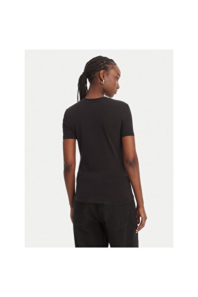 VERSACE JEANS COUTURE Γυναικείο T-Shirt 80HAHE01 CJ02E Μαύρο