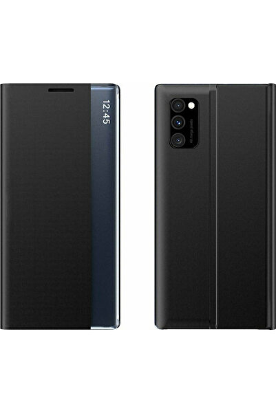 Hurtel Νέο Sleep Book Συνθετικό Δέρμα Μαύρο (Poco M3 / Redmi 9T)