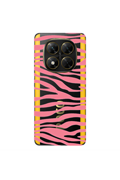 Other Xiaomi Poco X7 Pink Zebra Transparent Silicone TPU Θήκη