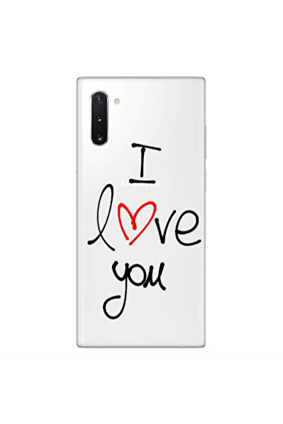 Other Samsung Note 10 Plus i love you Transparent Silicone TPU Θήκη