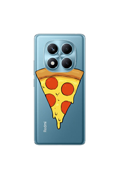 Other Xiaomi Redmi Note 14 Pro Pizza Slice Transparent Silicone TPU Θήκη