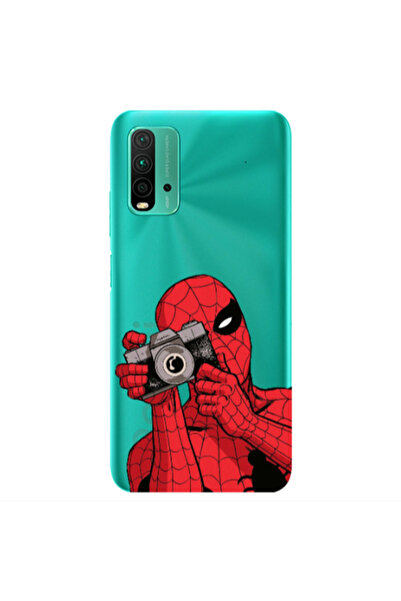 Other Xiaomi Redmi 9T Spiderman take picture Transparent Silicone TPU Θήκη
