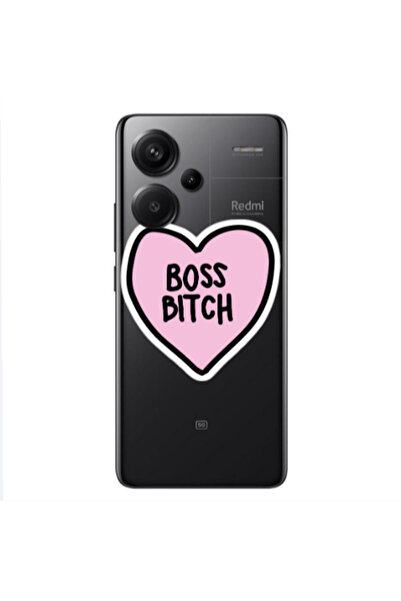 Other Xiaomi Redmi Note 13 Pro+ 5G Boss Bitch Transparent Silicone TPU Θήκη