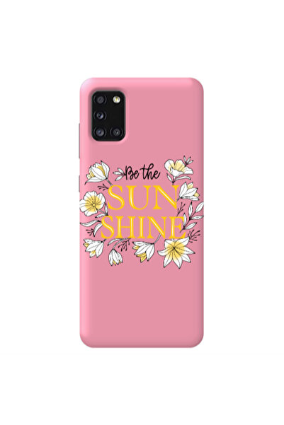 Other Samsung A31 Sun Shine Pink Colored Silicone TPU Θήκη