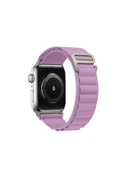 OEM Υφασμάτινο λουράκι Μωβ (Apple Watch Series 10, 38/40/41/42mm)