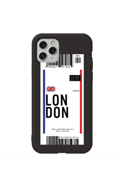 Other Apple iPhone 11 Pro London Arrival Black Colored Silicone TPU Θήκη