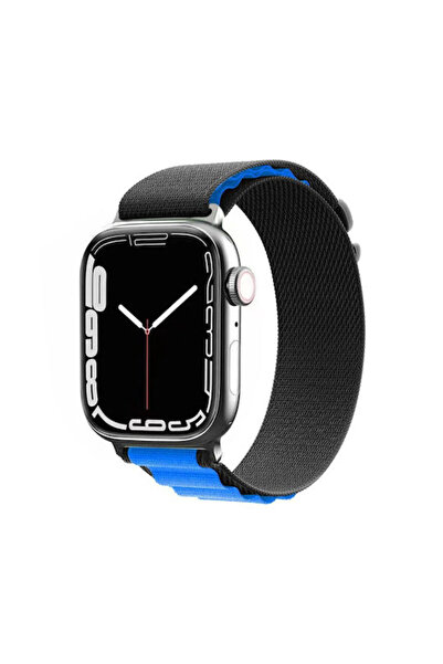 OEM Υφασμάτινο λουράκι μαύρο (Apple Watch Series 10 38/40/41/42mm)