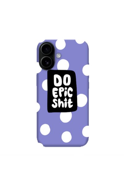 Other Apple Iphone 16 plus Do Epic Shit Purple Colored Silicone TPU Θήκη
