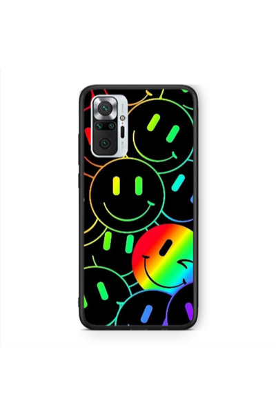 Other Xiaomi Redmi Note 10 Pro 4G Rainbow Smile Black Glossy Θήκη