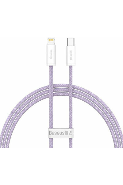 Baseus Δυναμικό Πλεγμένο Καλώδιο USB-C σε Lightning 20W Μωβ 1μ (CALD000005)