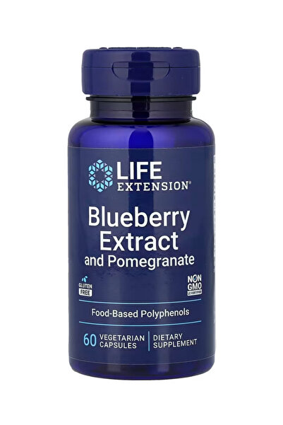 Life Extension Herbs, Blueberry Extract and Pomegranate, arterial Health Supp...