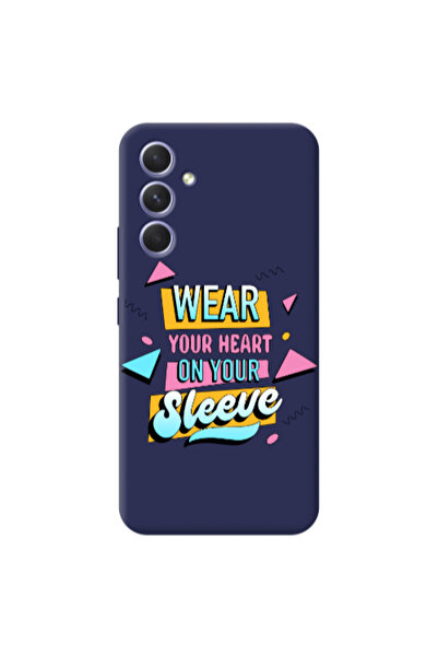 Other Samsung A26 Wear Your Heart Dark blue Colored Silicone TPU Θήκη