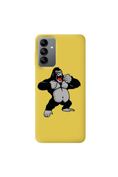 Other Samsung A04S Angry Gorilla2 Yellow Colored Silicone TPU Θήκη