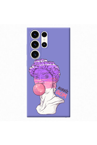 Other Samsung S24 Ultra Pin Bubble Purple Colored Silicone TPU Θήκη