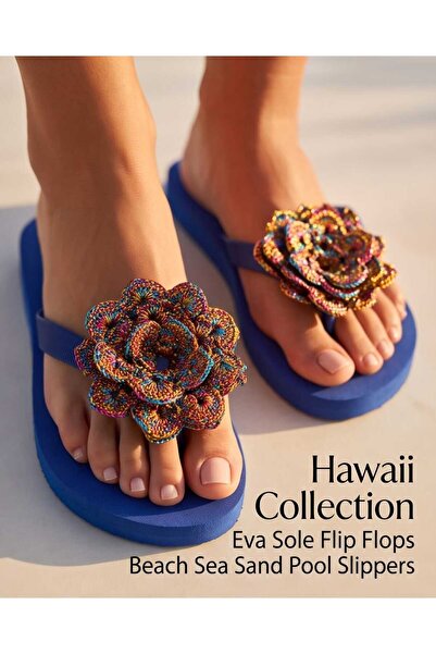 Lunexa Special Design Eva Sole Flip Flops Women's Beach Slippers Summer Sea S...