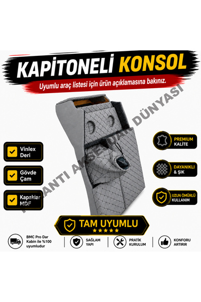pozantiaksesuardunyasi Bmc Pro Professional Compatible Center Console Chest –...