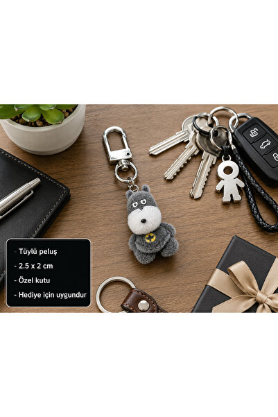 HER ŞEY NOTA www.herseynota.com Milo Plush Dog Charm Keychain – Adorable Bag ...