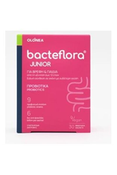 Olonea Bacteflora Junior, Προβιοτικά-Πρεβιοτικά για το Εντερικό Μικροβίωμα 30...
