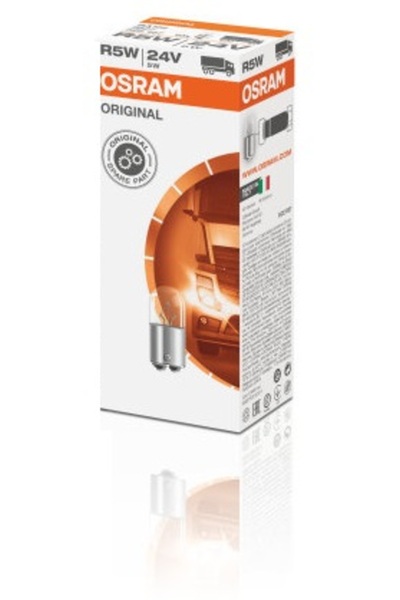 Osram Bec (cutie 10 buc.) R5W 24V 5W BA15D Bec de bază standard