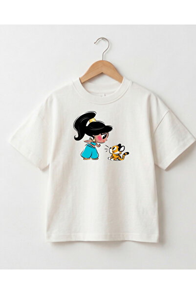 babytex تي شيرت كبير الحجم للفتيات بتصميم الأميرة