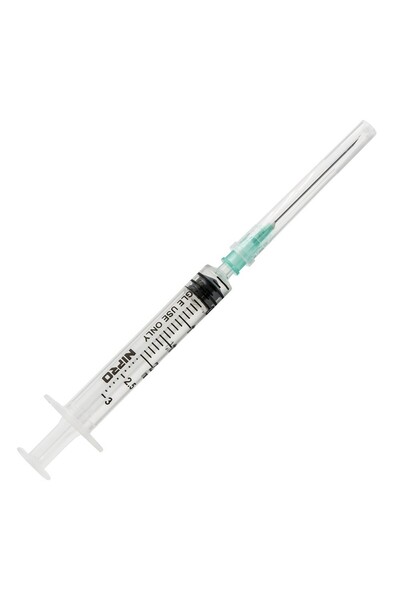 nipro Σύριγγες 2.5ml 21G 1 1/2 " 100 Τεμάχια