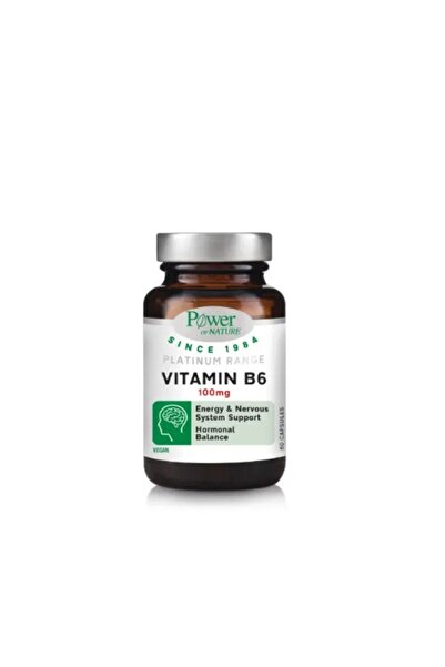Power Health Πλατινένια Σειρά Β6 100mg 60 Κάψουλες