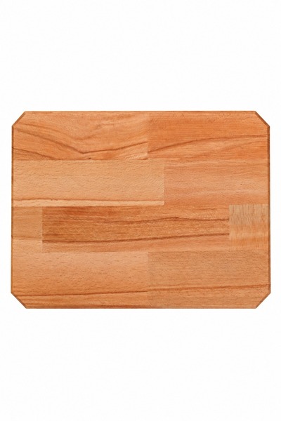 Vecta Edge Beech Wood Cutting and Presentation Board Large - Beveled Rectangu...