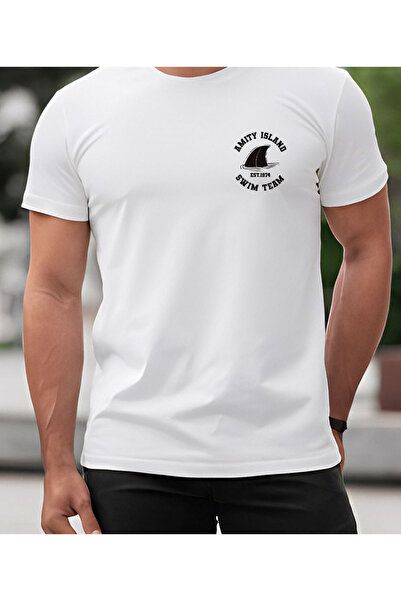 ASELİNDA Sailing Printed Crew Neck Style T-Shirt