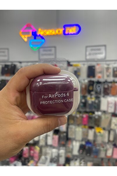 eaksesuarnet AirPods 4Th Generation Compatible Suede Textured Launch Silicone...